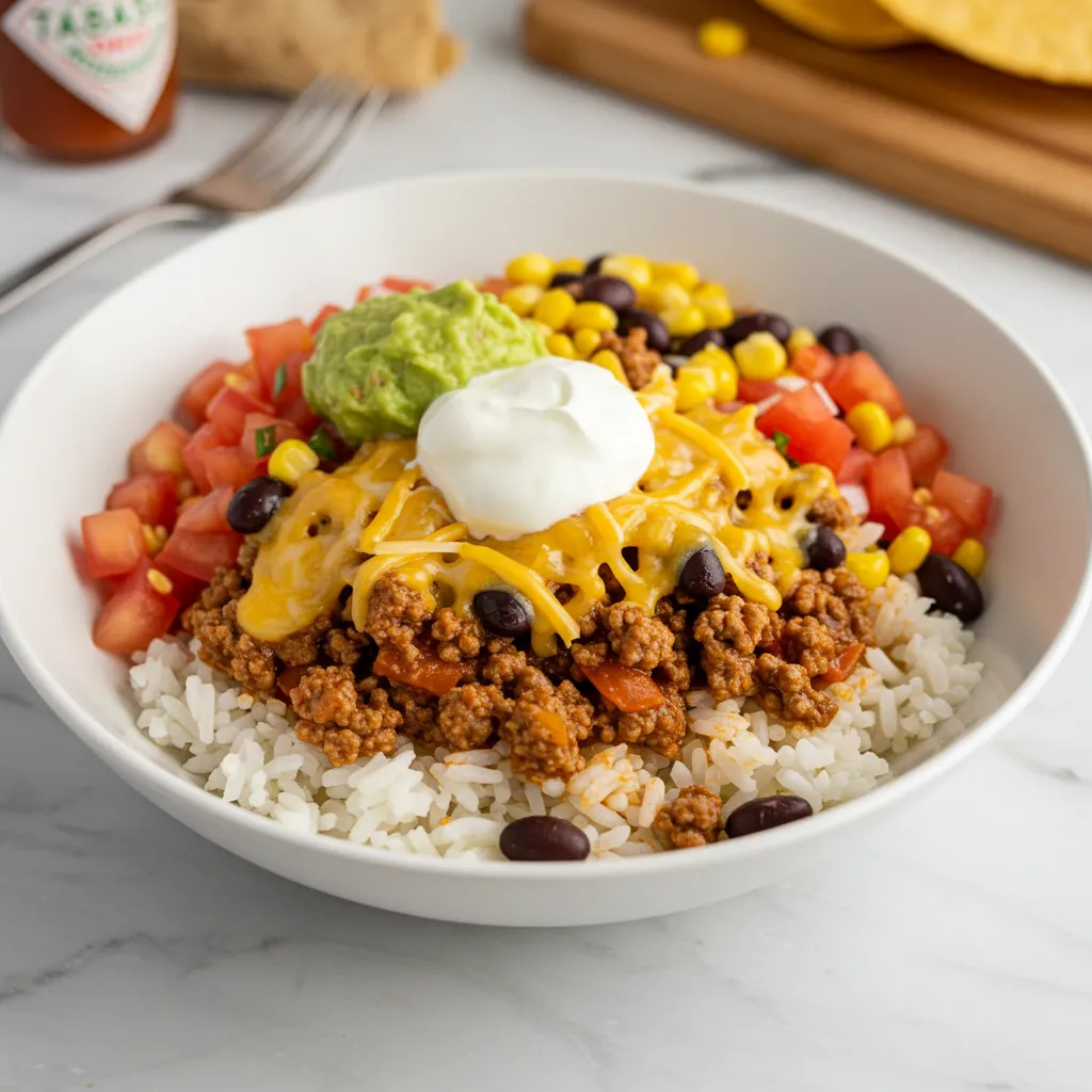 BEST RECIPE for Taco Rice Bowl